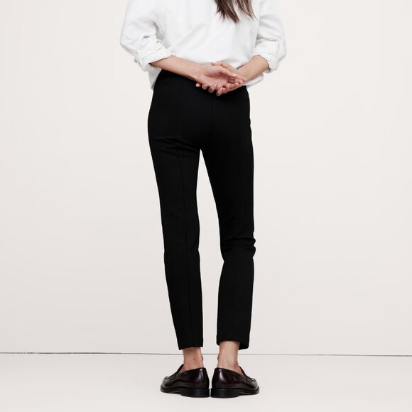 Banana Republic Skinny Everywhere Ponte Pant size S Black - Picture 2 of 5